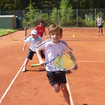 Kinder Teamtraining Tennis