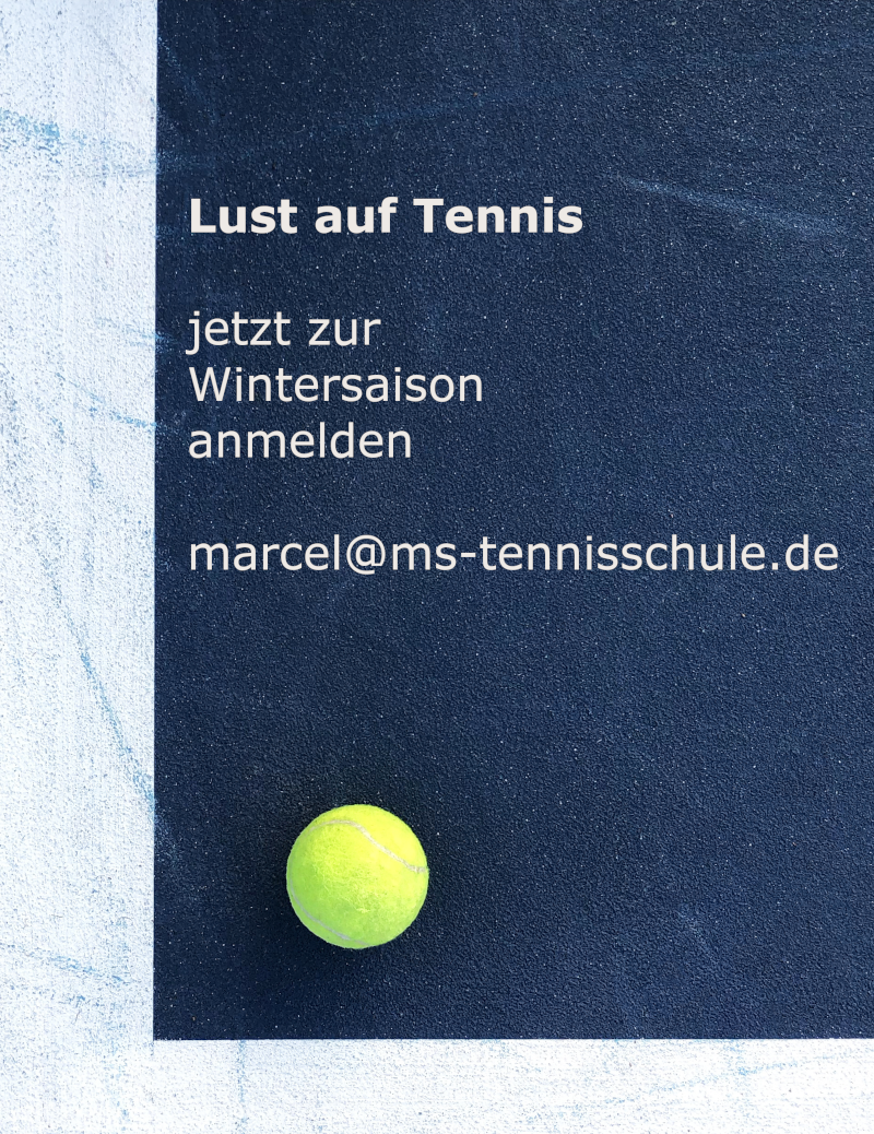 Lust auf Tennis Wintertraining